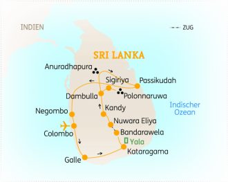 SKR Reisen - Sri Lanka: Höhepunkte im Sommer