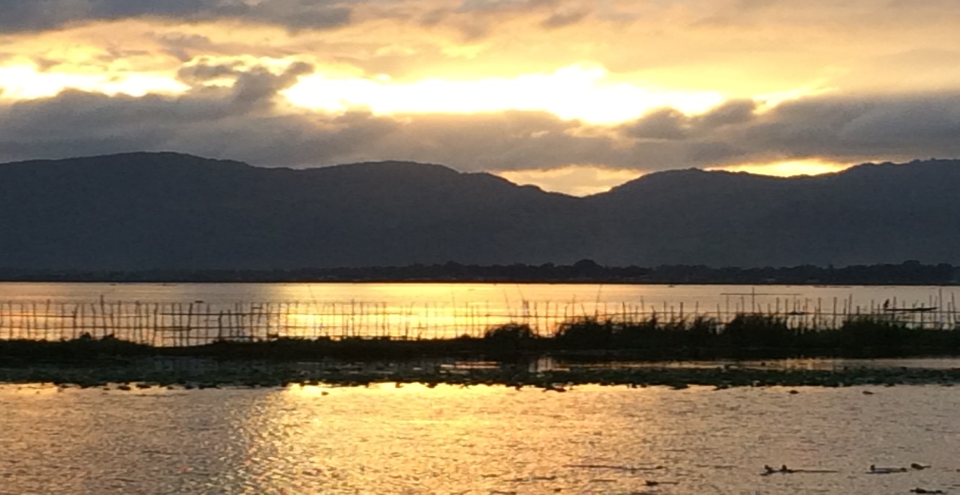 Sonnenuntergang am Inle-See