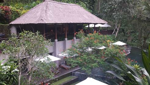 Spa-Bereich des Maya Ubud Hotels