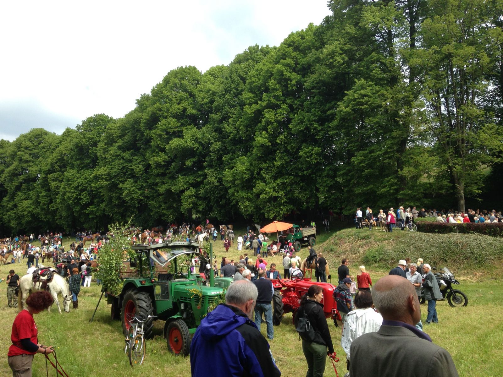 Pferdesegnung an der Wendelskapelle