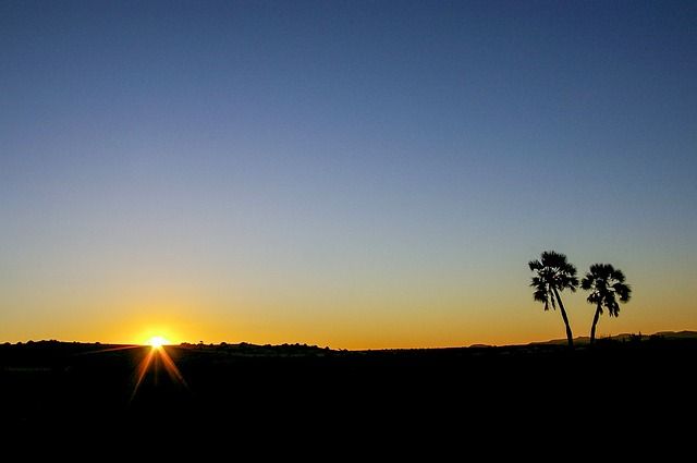 Namibia Sonnenuntergang