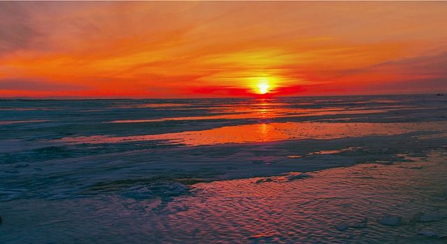 Baikalsee Sonnenuntergang