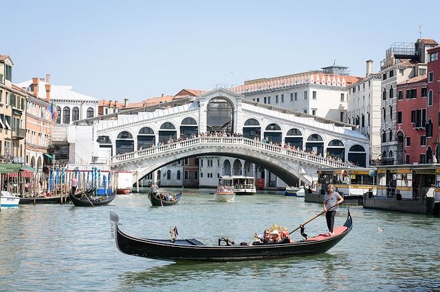 Venedig Rialto Brücke Canale Grande
