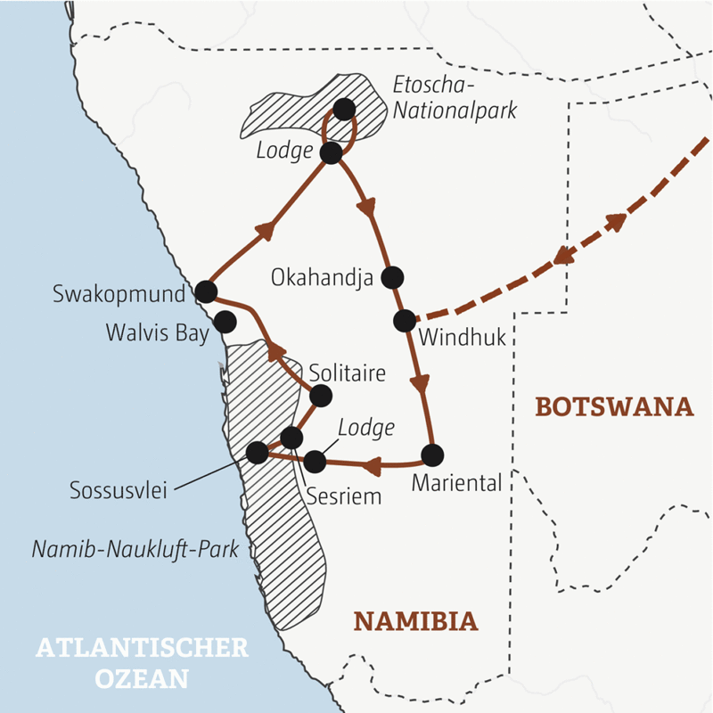 Marco Polo Reisen - Namibia - Luxus der Weite - Sonderreise
