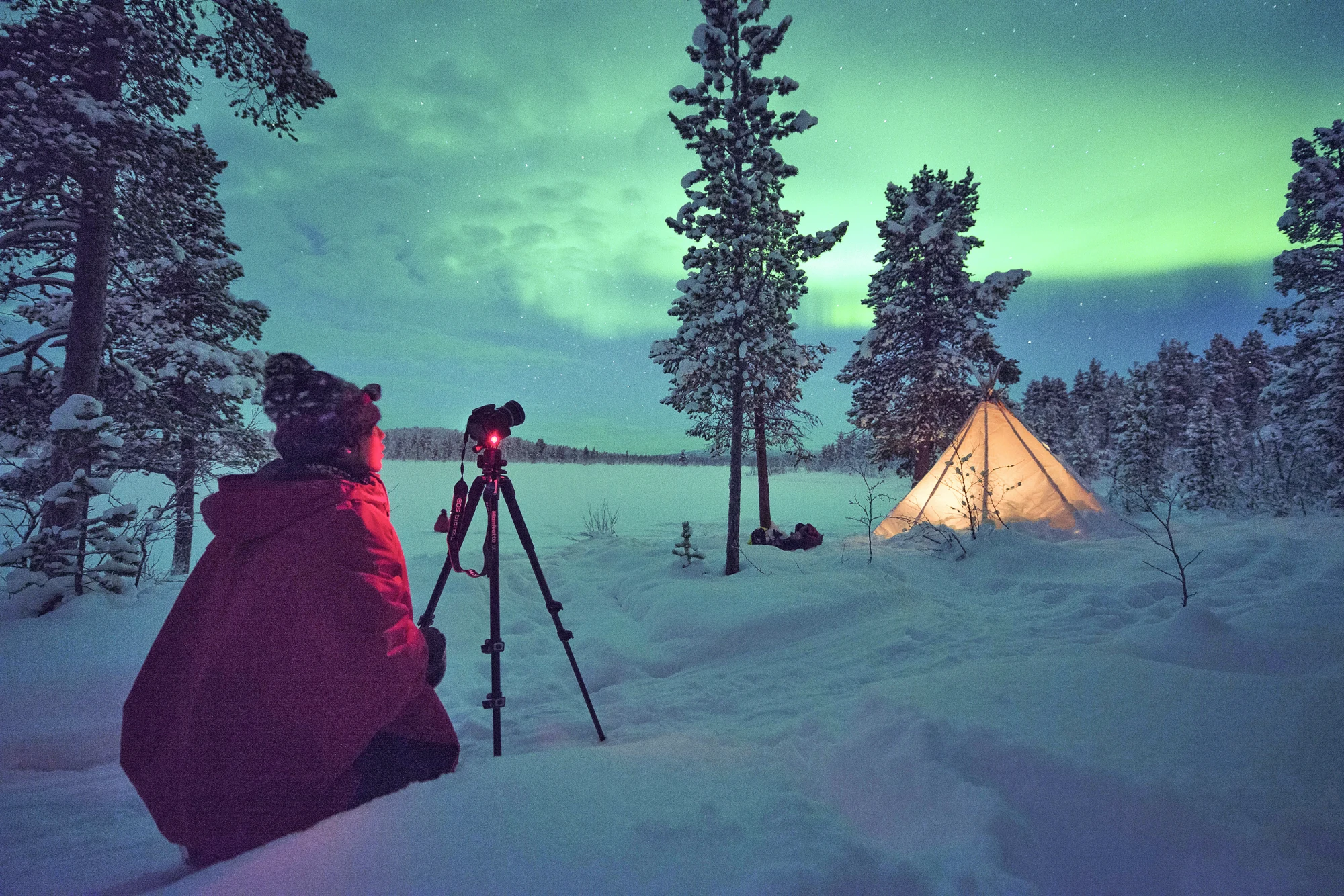 Wolters Rundreisen - Aktivreise Nordlichtjagd mit Kamera & Aurora Spa