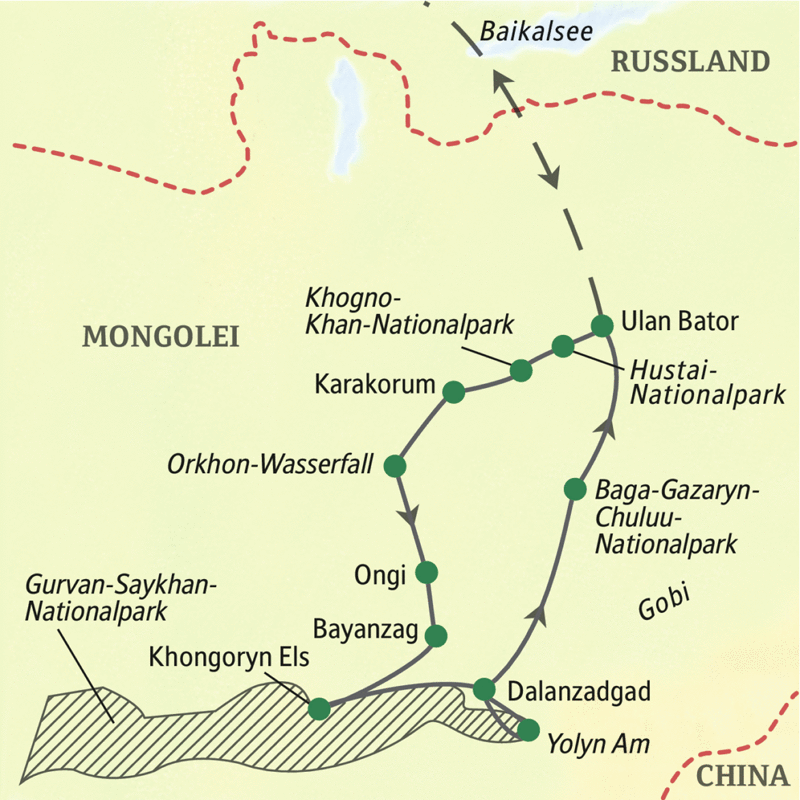 Studiosus - Mongolei - die umfassende Reise