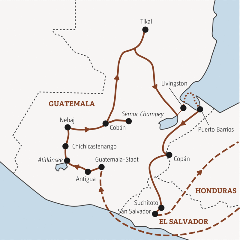 Marco Polo Reisen - Guatemala – El Salvador - Mini-Gruppe – nur 4-12 Teilnehmer