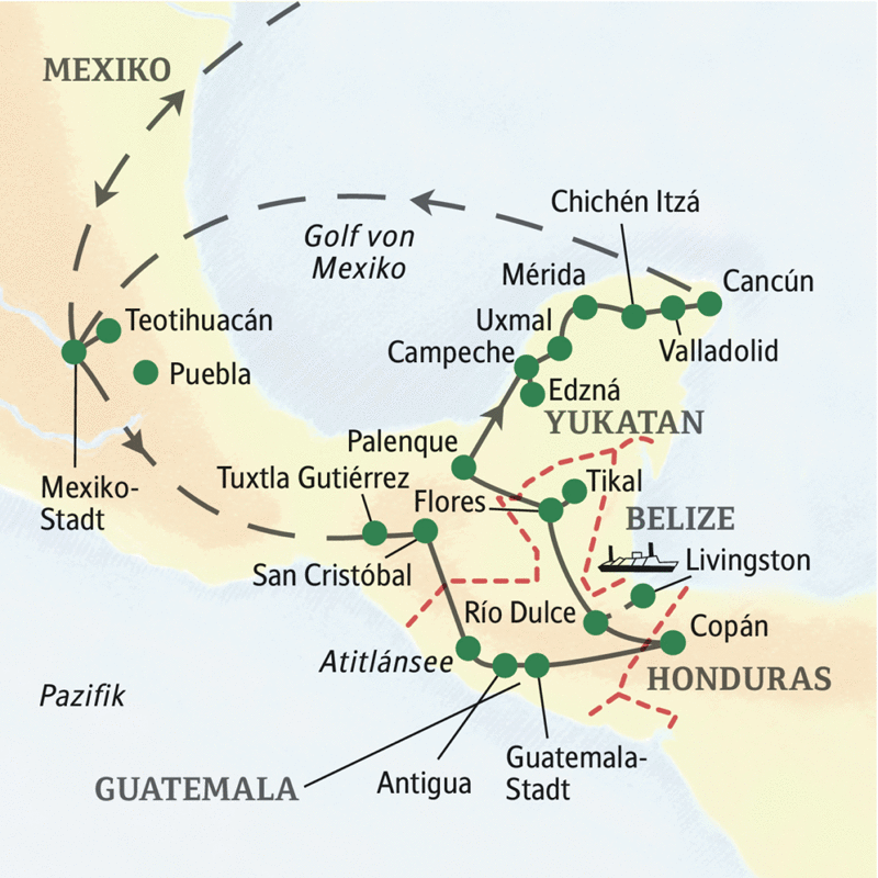 Studiosus - Mexiko – Guatemala - umfassend
