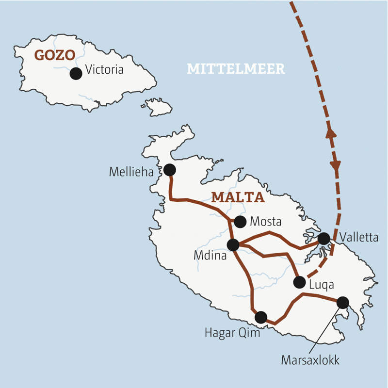Marco Polo Reisen - Malta - Kreuzritterinsel im Mittelmeer - Sonderreise