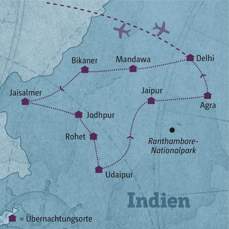 Marco Polo Reisen - Rajasthan - Wunderwelt aus Tausendundeiner Nacht