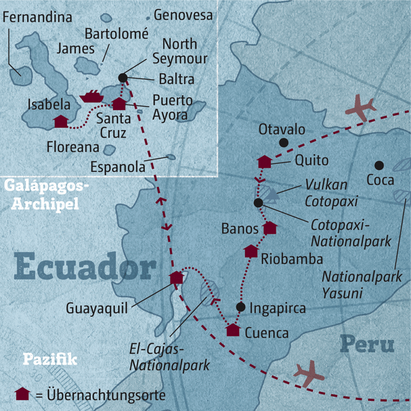 Marco Polo Reisen - Ecuador – Galapagos - Abenteuer am Äquator