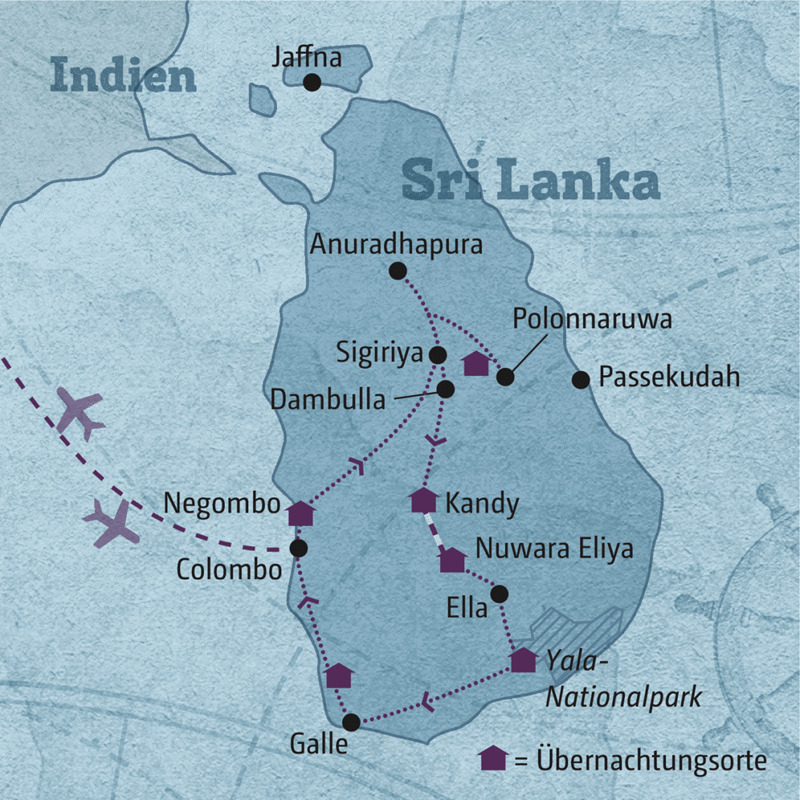 Marco Polo Reisen - Sri Lanka - Tempel, Tee und Tropenstrände