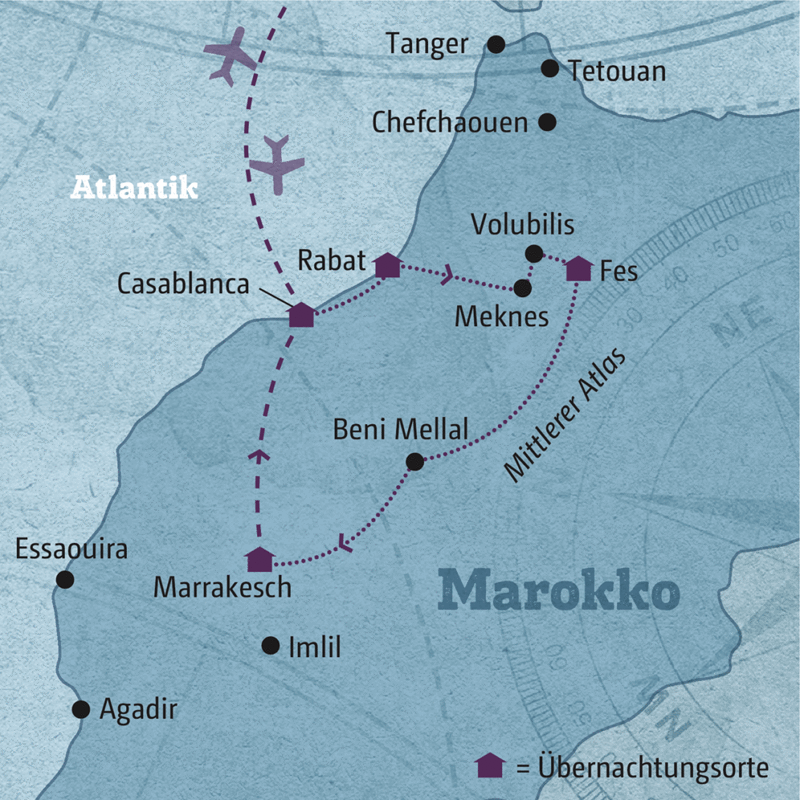 Marco Polo Reisen - Marokko - Zauberhafte Königsstädte
