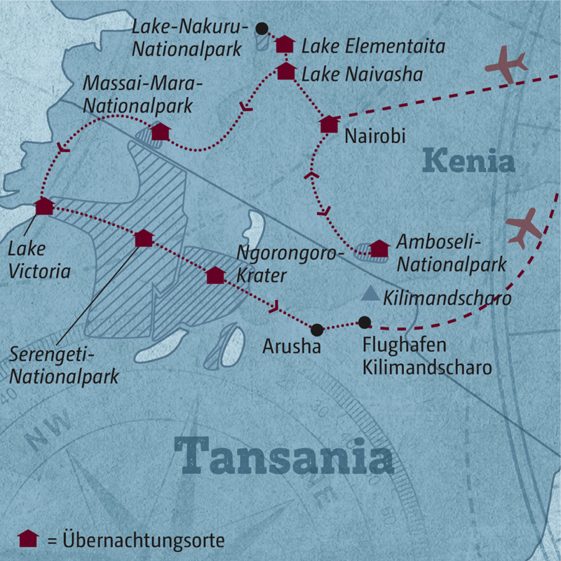 Marco Polo Reisen - Kenia – Tansania - Rendezvous mit den Big Five