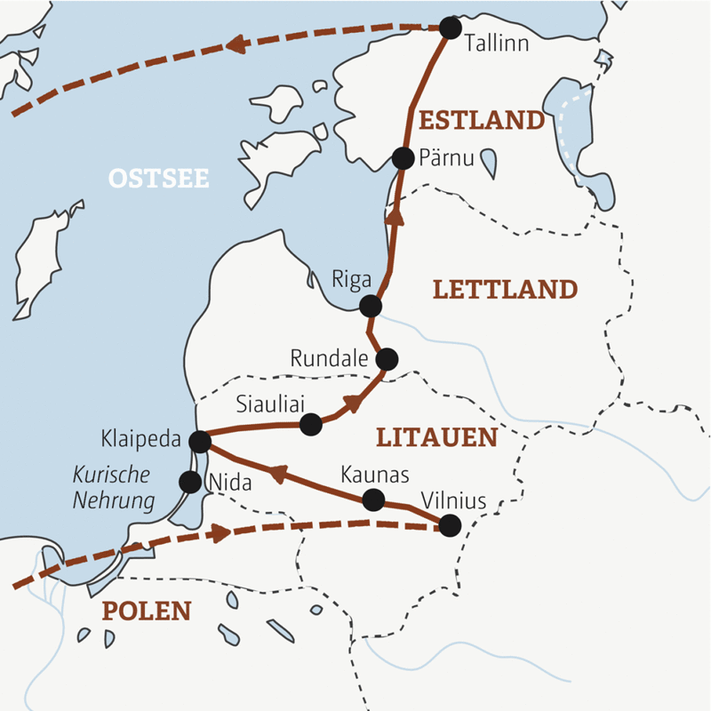 Marco Polo Reisen - Baltikum - Perlen der Ostsee - Sonderreise