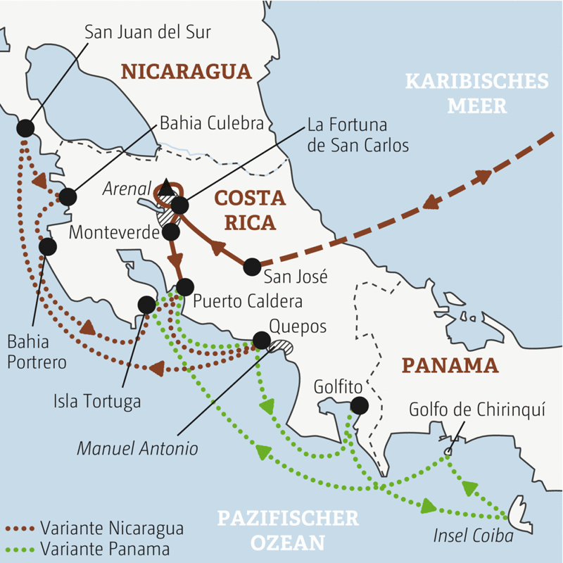 Marco Polo Reisen - Costa Rica - Unter weißen Segeln im Pazifik mit VL