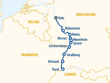 1AVista Reisen - Rheinromantik 2026 &ndash; Flusskreuzfahrt Rhein