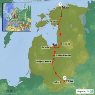  - BALTIKUM  Kontrast zwischen Moderne und Tradition