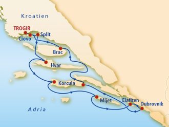  - Kreuzfahrt - Motorsegler/-yacht: Kroatien ab/bis Trogir