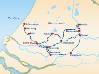  - Flusskreuzfahrt – MS Normandie: Südholland