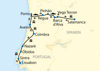  - Douro-Flussreise Portugals UNESCO-Welterbe-Stätten mit Exklusiv-Charter im Douro-Tal (2023/2024)