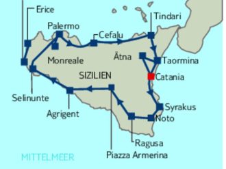  - Gro&szlig;e Sizilien Rundreise f&uuml;r Selbstfahrer