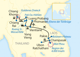  - Faszination Laos Alle H&ouml;hepunkte des geheimnisvollen Landes am Mekong (2026/2027/2028)