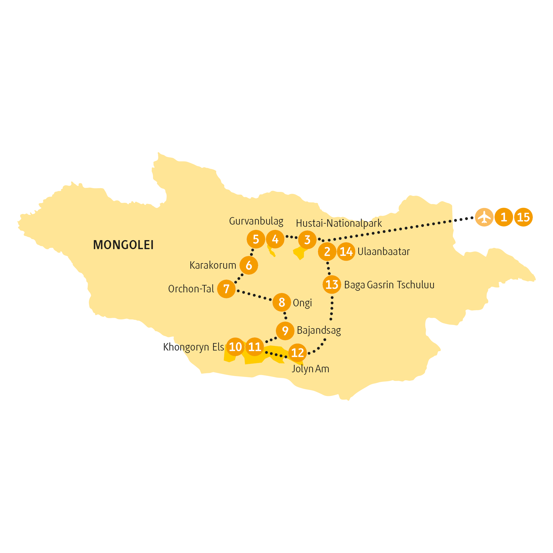  - Mongolei Gobi 15 Tage Erlebnis-Reise