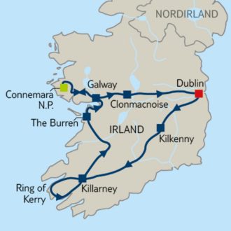  - Rundreise Gr&uuml;nes Irland f&uuml;r Selbstfahrer