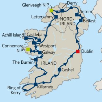  - Rundreise Irlands H&ouml;hepunkte f&uuml;r Selbstfahrer