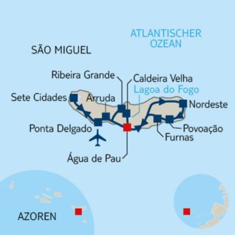  - Rundreise Azoreninsel Sao Miguel für Selbstfahrer