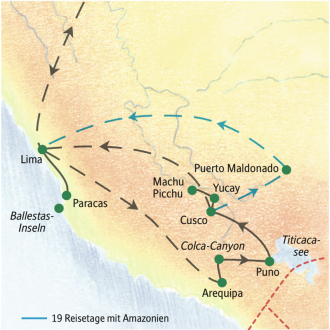  - Peru - Höhepunkte mit Amazonien