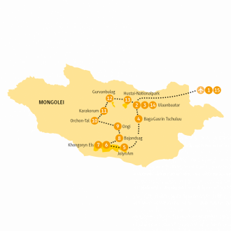  - Mongolei Gobi 15 Tage Erlebnis-Reise