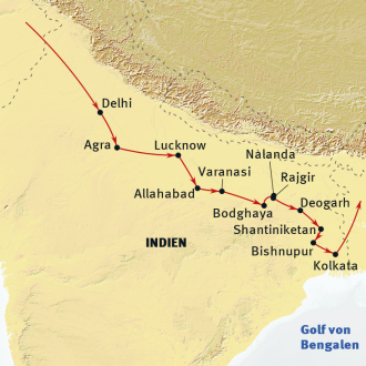  - Delhi - Kolkata überland