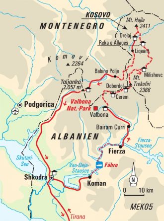  - Montenegro, Albanien, Kosovo - Trekking ohne Grenzen