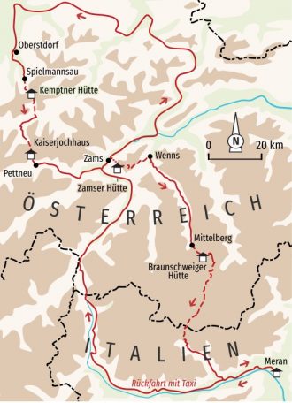  - Drei Länder - TransALP - Alpenüberquerung E5