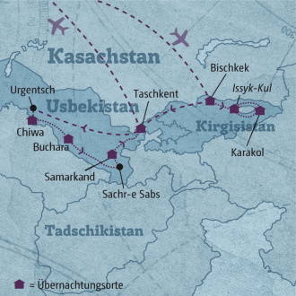  - Usbekistan – Kirgisistan - Zentralasiens Kontraste
