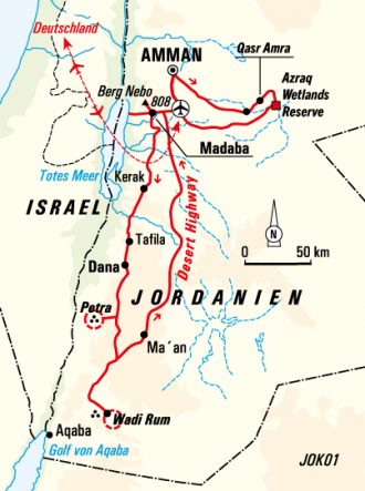  - Jordanien – Glanzlichter