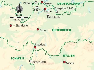  - Von Füssen nach Meran: Mit Panoramablick über die Alpen