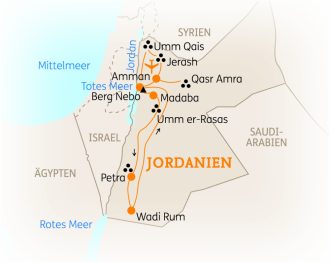  - Jordanien: Höhepunkte