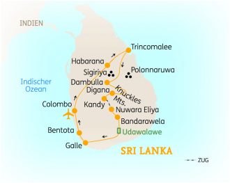  - Sri Lanka: Höhepunkte mit Ostküste