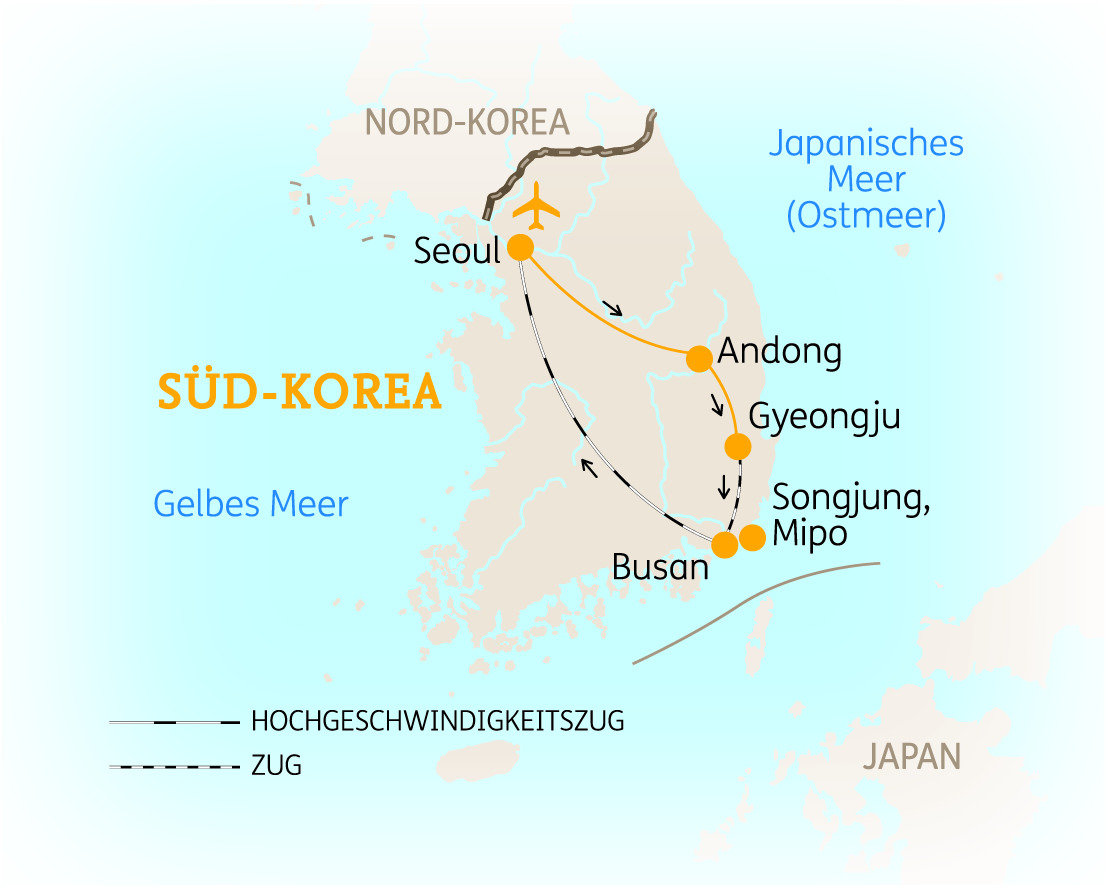  - S&uuml;dkorea: H&ouml;hepunkte
