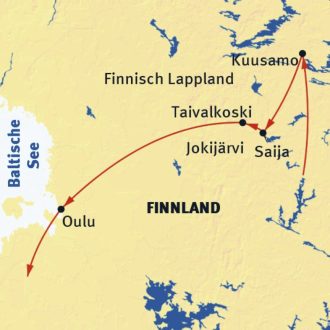  - Hundeschlitten-Abenteuer in Lappland