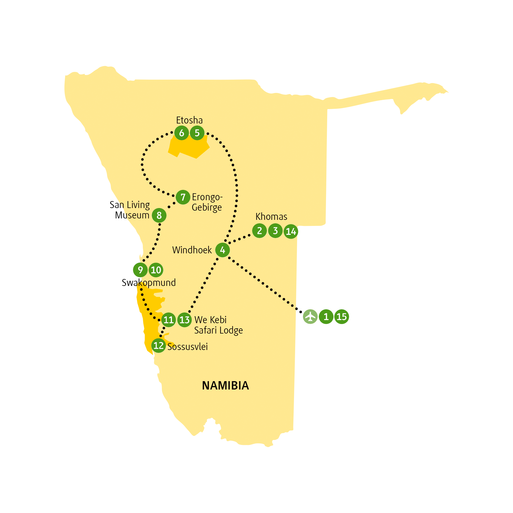 - Namibia Mahango 15 Tage Genie�er-Reise
