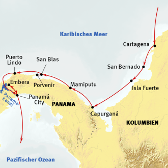Ikarus Tours - Karibik-Segeltörn: Von Cartagena nach Panama