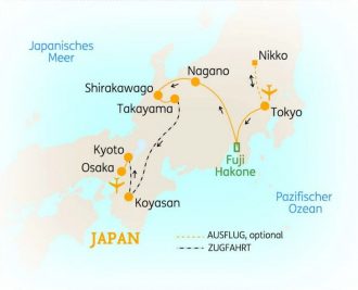 SKR Reisen - Japan: Höhepunkte mit Zentraljapan