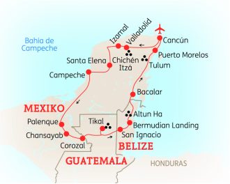 SKR Reisen - Mexiko, Guatemala & Belize: Höhepunkte
