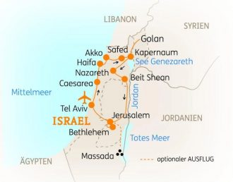 SKR Reisen - Israel: Entspannt erleben