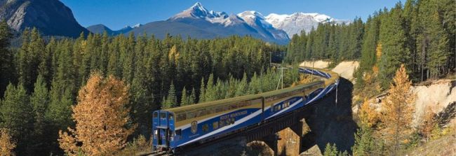 Rocky Mountaineer at Stoney Creek Bridge