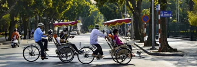 Vietnam, Hanoi Rikscha-Fahrt
